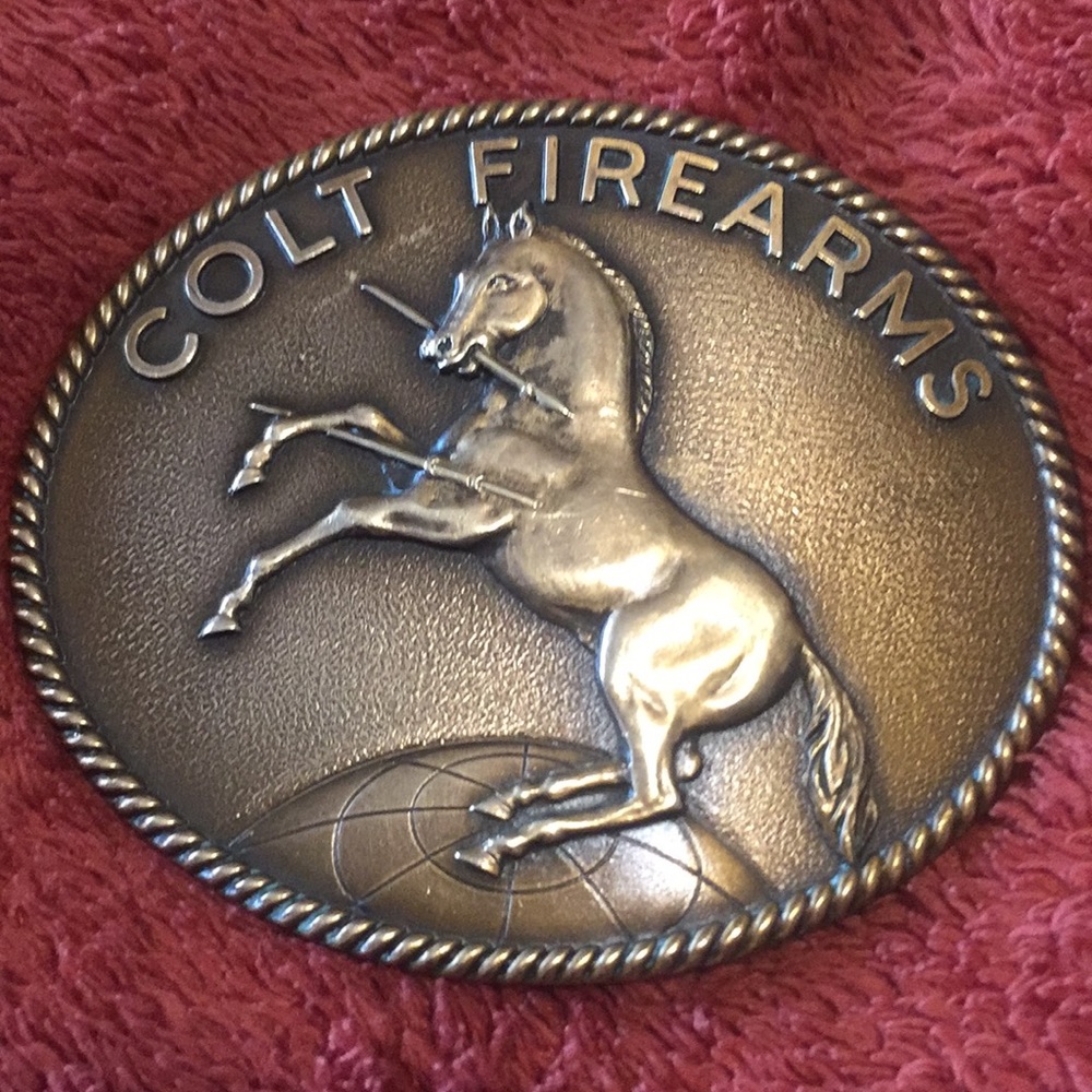 Colt firearms buckle